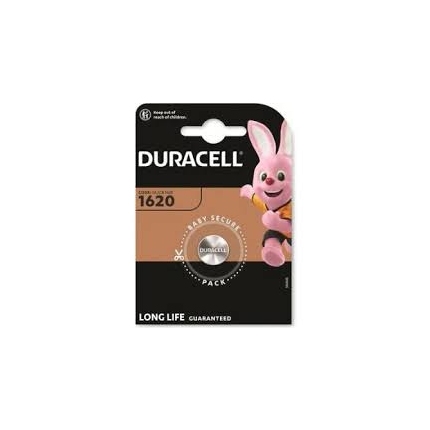 Бутонна батерия DURACELL CR-1620, 3V, Литиева